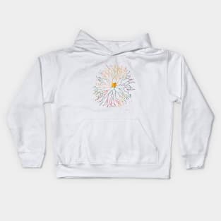 Starburst neuron Kids Hoodie